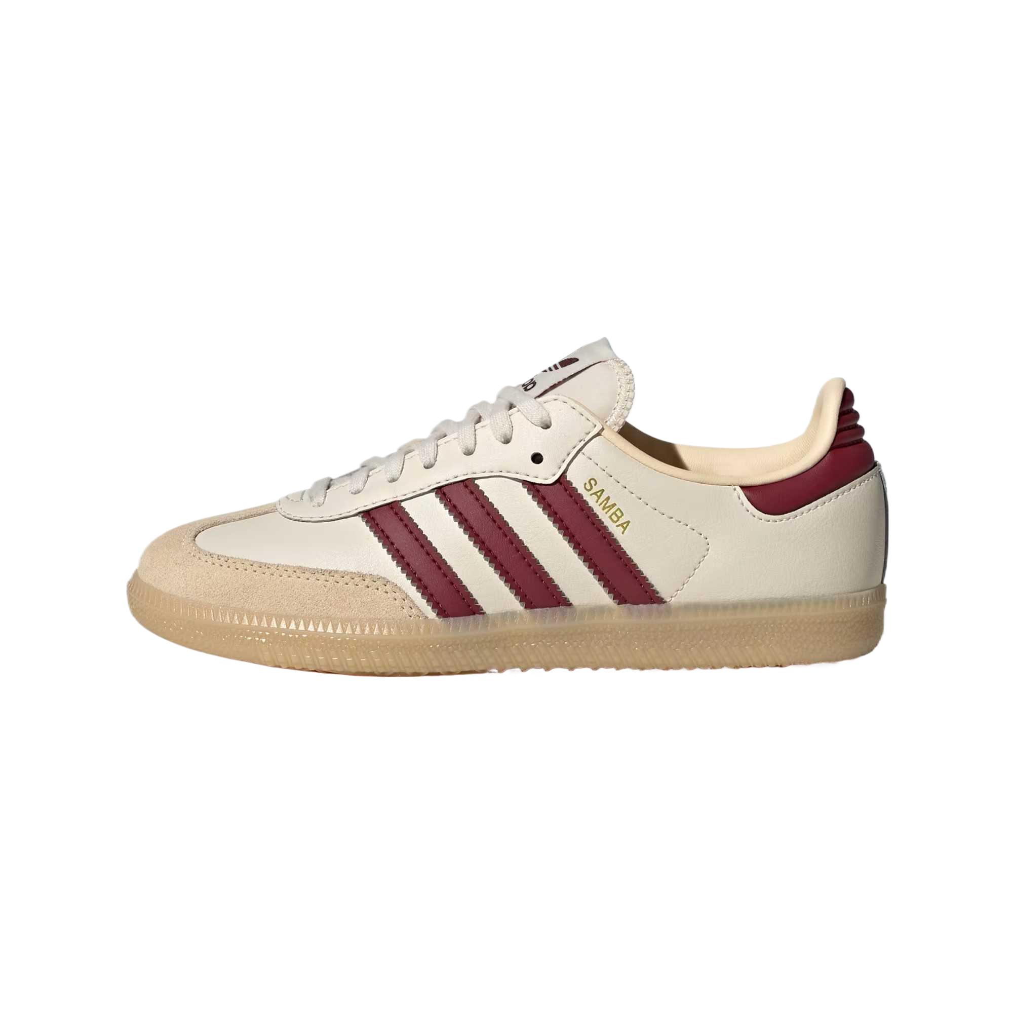 

Кроссовки adidas Samba OG J Wonder White Shadow Red Детские Кремовые с резиновой подошвой JQ8554 35½