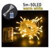 LED-Feen-Lichterkette, 7 Farben, batteriebetrieben, für den Außenbereich, wasserdicht, LED-Lichterkette, Weihnachten, Geburtstag, Zuhause, Party, Dekoration, Lampe