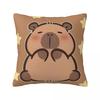 Cute Capybara Pillow Cover Kawaii Pillow Case For Office Car Home Decorative Cushion Cover Polyester Printed Pillowcases Gift