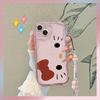 3D Bowknot Hello Kitty Phone Case For Iphone 17 Air 16 Pro Max 15 14 13 12 11 Pro Max 16e Plus12 13 mini 16+ Casing Cute Soft