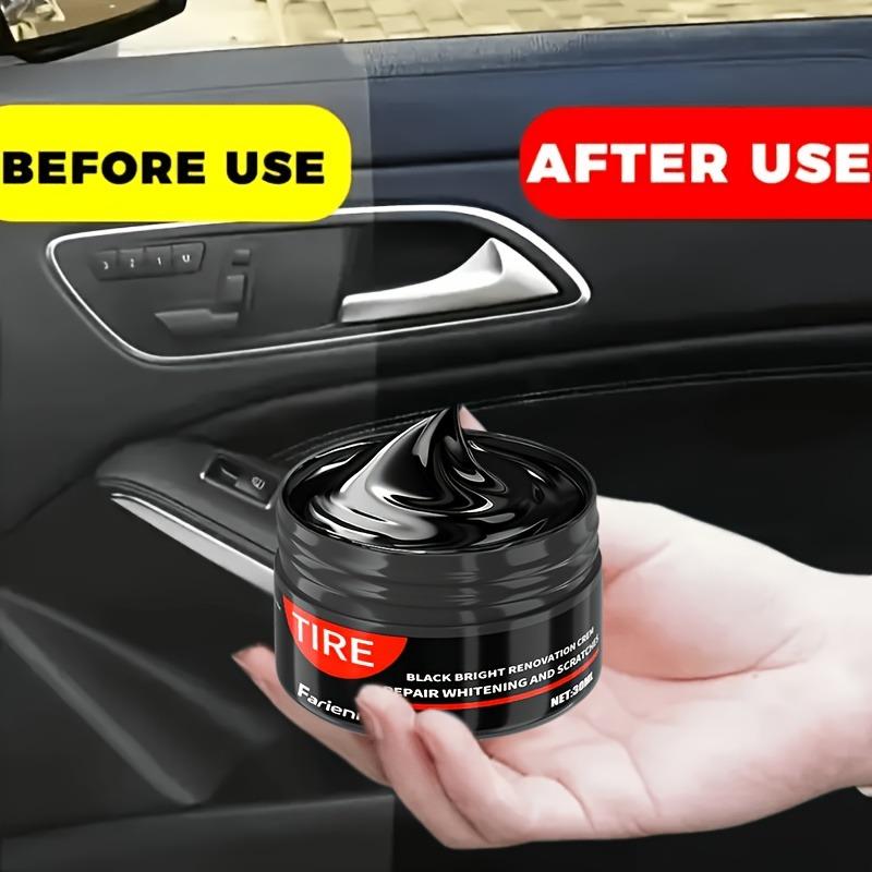 Innenraum-Reparaturwachs für Automobile zur Tiefenreinigung, Schutz, glänzendes Finish, geeignet für Armaturenbretter, Sitze, Stoßstangen, Reifen