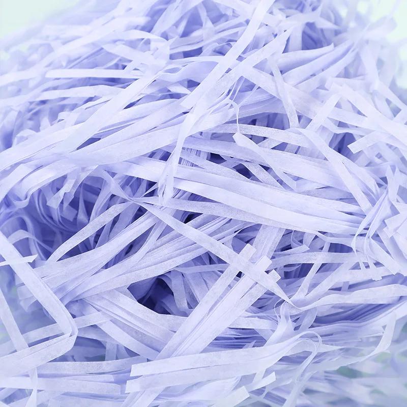 100/200g Colorful Raffia Shredded Paper Candy Boxes DIY Gift Box Filling Material Tissue Party Gift Packaging Filler Decor
