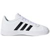 adidas VL Court 2.0 J 'Cloud White' (Unisex) Cloud White / Core Black / Cloud White Kids' Skateboarding Shoes DB1831