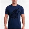 Howling Wolf Tshirt Summer Casual Cotton Tee Oversized Streetwear Tops Vintage Graphic Print Loose Fit Short Sleeve