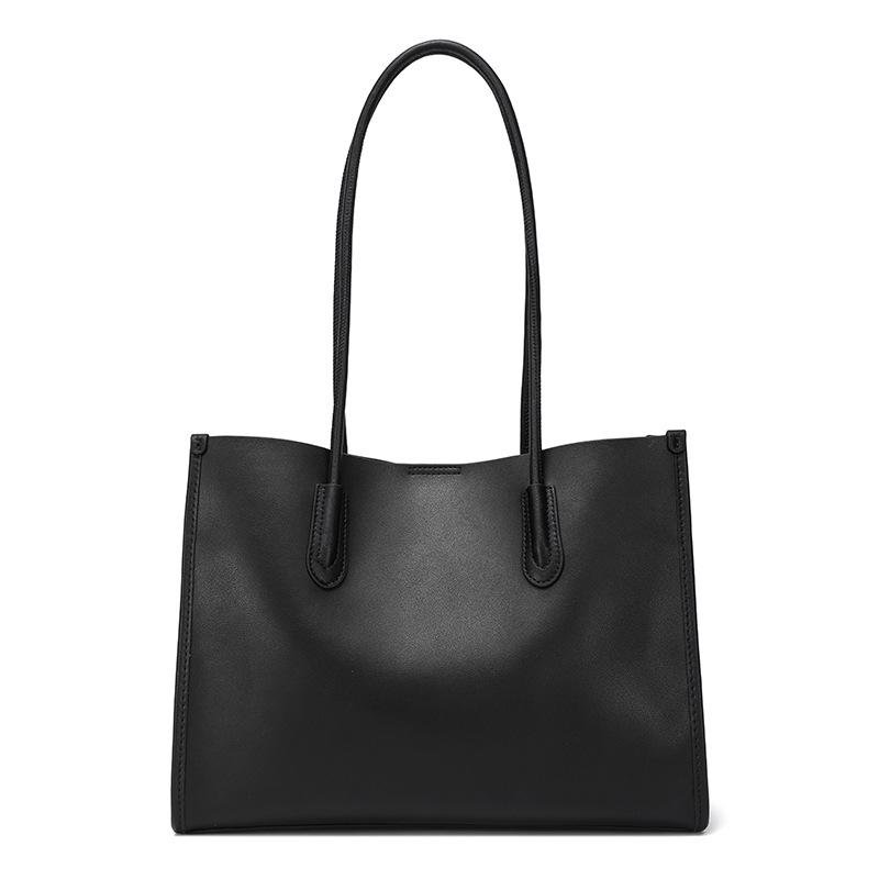 

2025 Women s Versatile Genuine Leather Large Capacity Tote Handbag