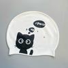 Extra Large Cartoon Silicone Swim Cap for Boys & Girls – Waterproof & Soft