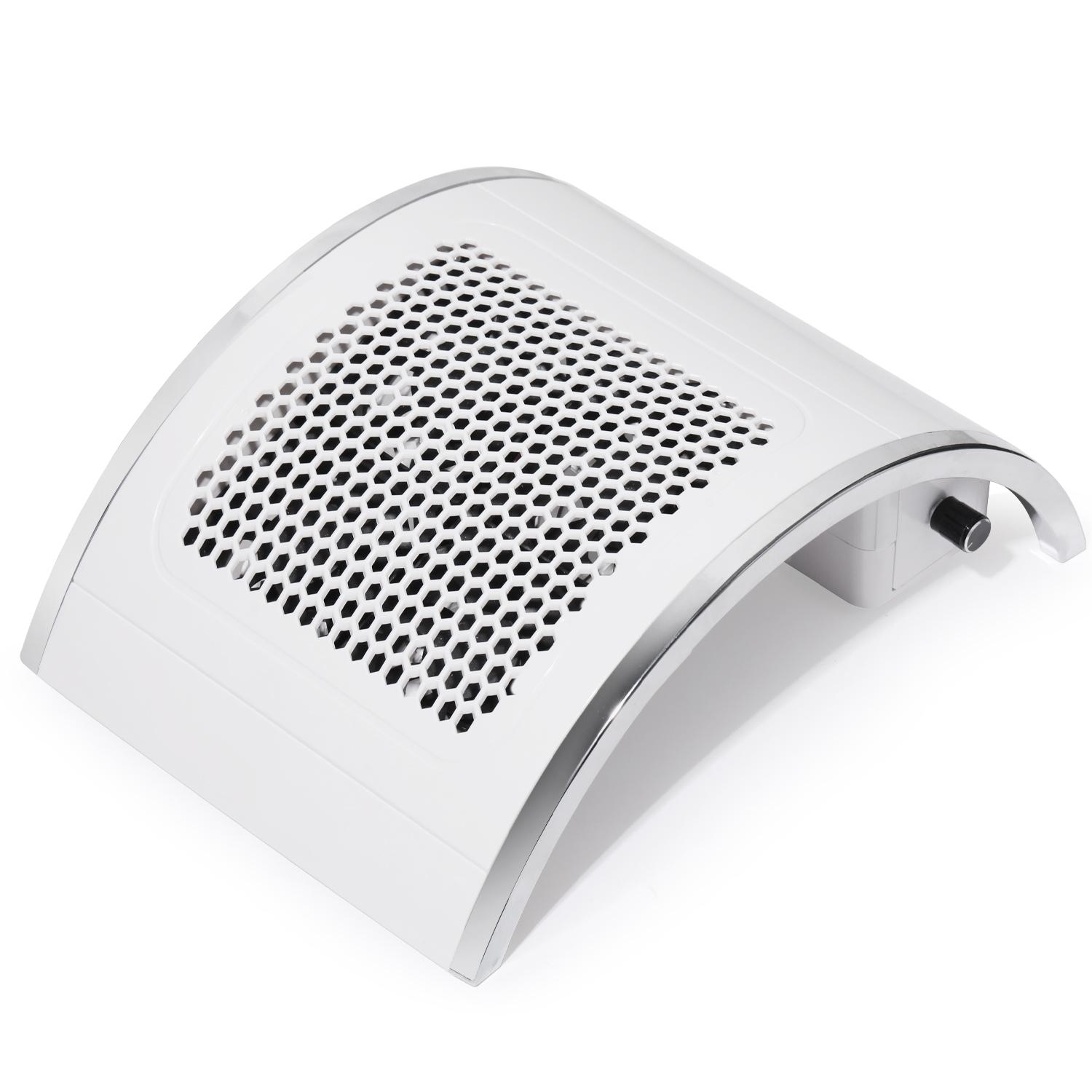 

LINMANDA 80 Вт Машина для сбора пыли для ногтей Пылесос для ногтевой пыли с 4 вентиляторами 2 мешка для сбора пыли Электрическая машина для всасывания пыли US белый