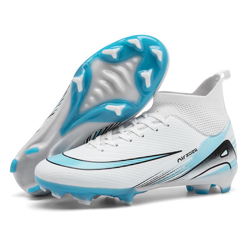 New Youth High-Top Football Shoes Student Youth Grass Spikes Men'S And Women'S Broken Nails Training Shoes