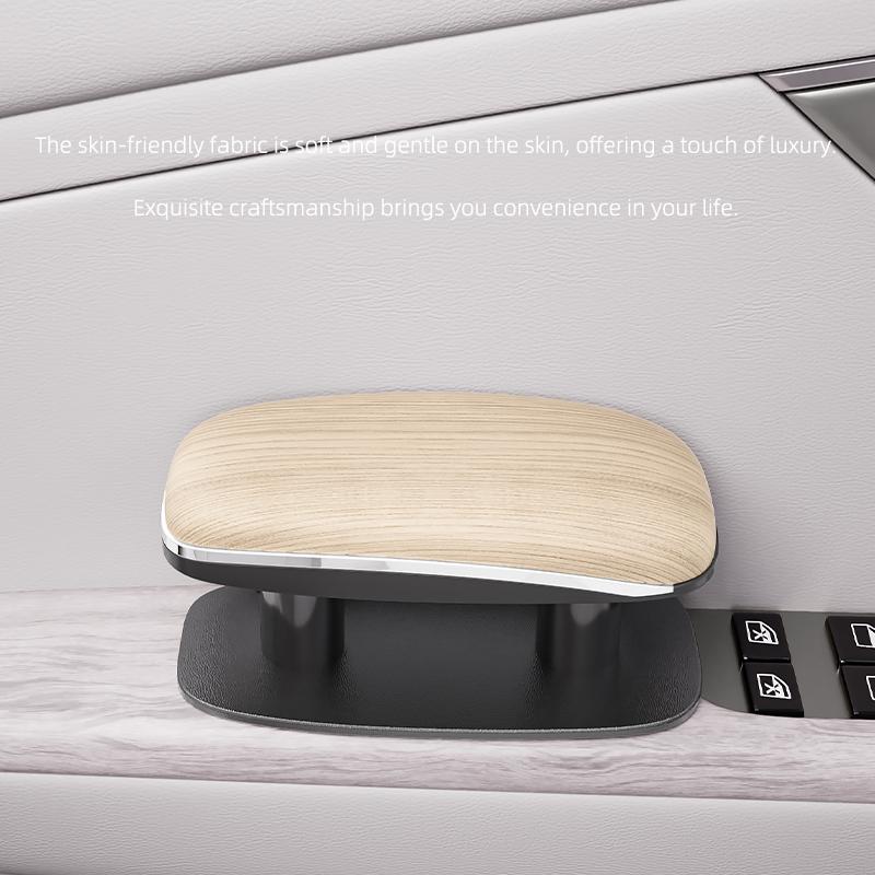 Adjustable Car Door Armrest Pad PU Leather Memory Foam Elbow Support Cushion for SUV Sedan Relieve Driving Fatigue