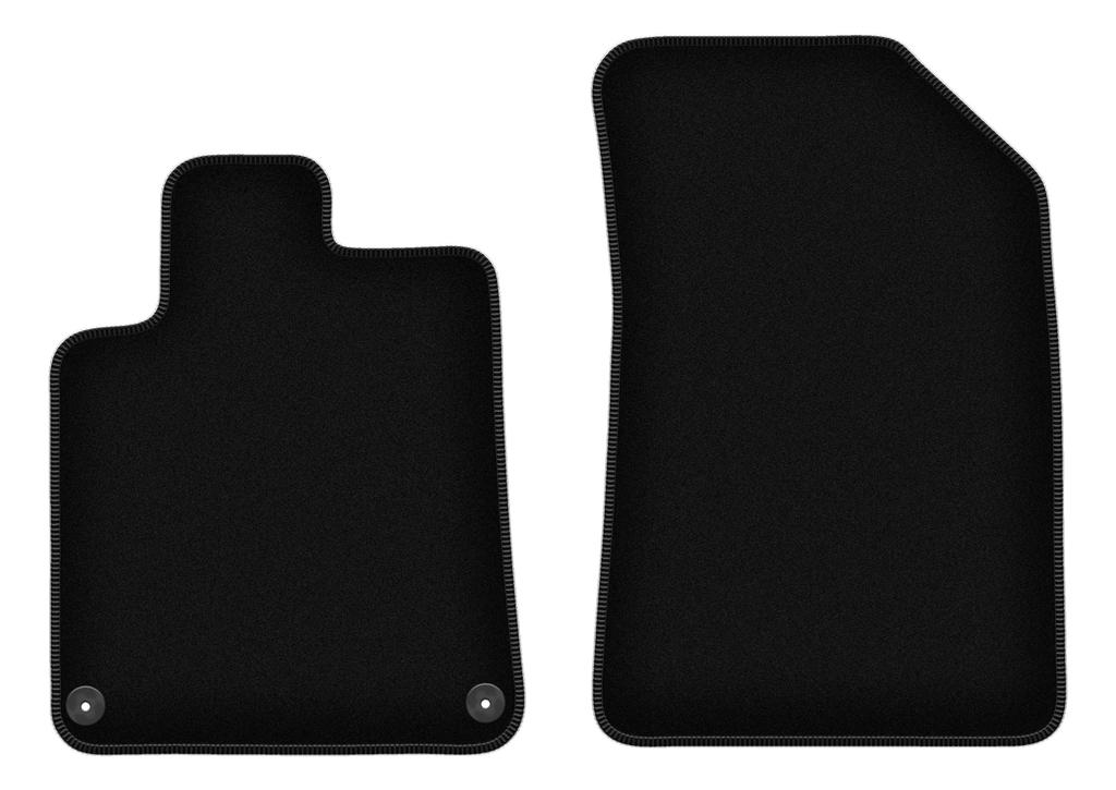 BASIC front velour floor mats for: Peugeot 407 coupe, sedan, station wagon, SW (2004-2011)