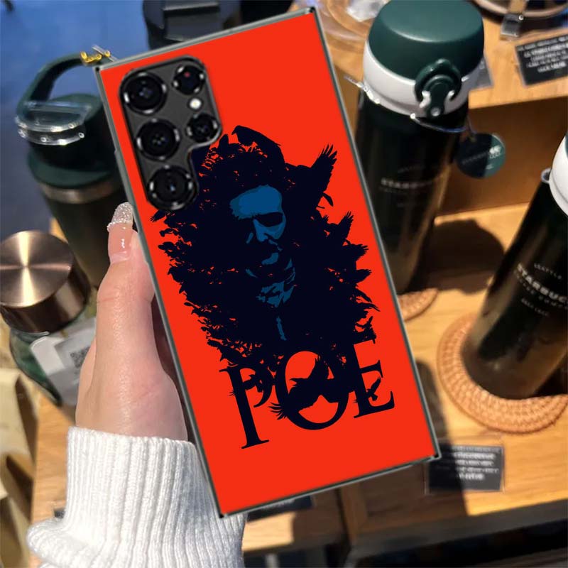 Edgar Allan Poe Cases Phone Case for Samsung Galaxy S26 Ultra S25 Edge S24 S23 FE S21 Plus S20 S22 S10 Cover TPU Capa Shell Shoc
