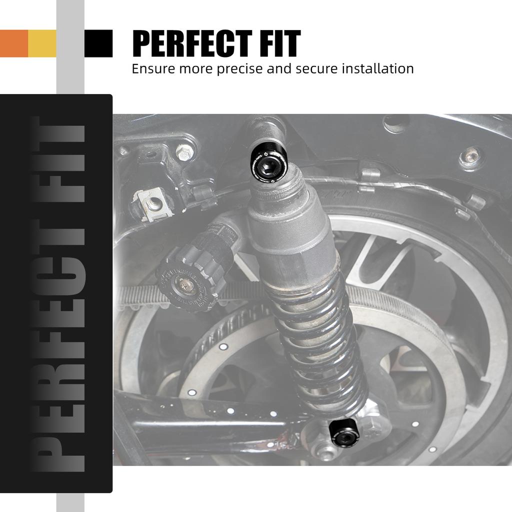 Kohlenstoffstahl Motorrad Hinterradstoßdämpferbolzen für Harley Road King FLHR 1994-2015 2016 2017 2018 2019 2020 2021 2022 2023