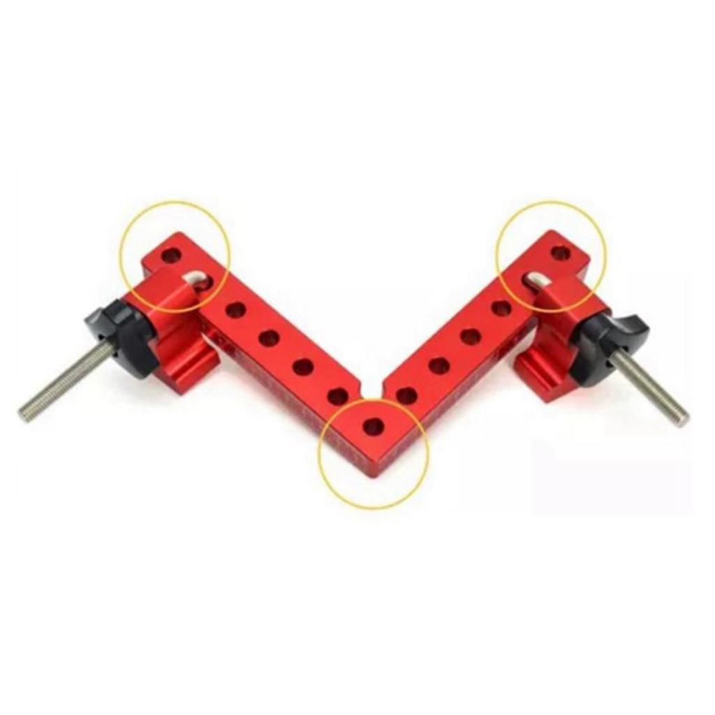 3 Pcs Set Right Angle Clamp 12cm Aluminum Alloy 90 Degree Positioning Squares Woodworking Cabinet Corner Clamp