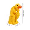 Model Thinking Duck Statue Sensory Toy Funny Animal Decorations  Children Toys