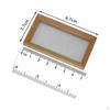 Dollhouse Miniature Acrylic Tray Wooden Board Mini Dessert Bread Cake for Gift