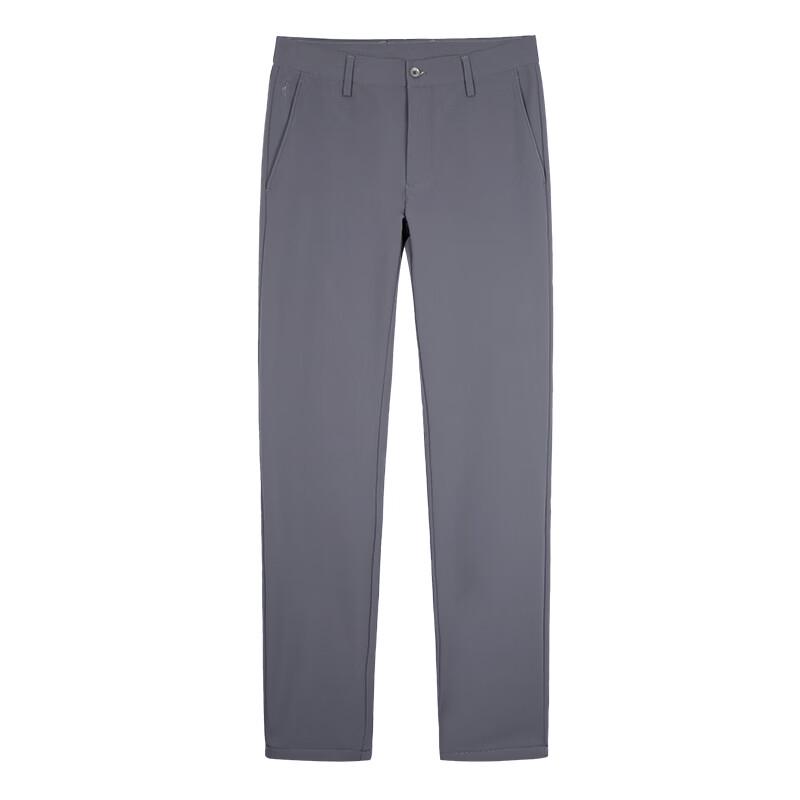 Men's Fleece-Lined Business Casual Straight-Leg Trousers