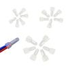 250pcs Nylon Insulated Closed End Crimps Connector Wire Crimps Caps Security Device Connector for Various Gauges Wire  