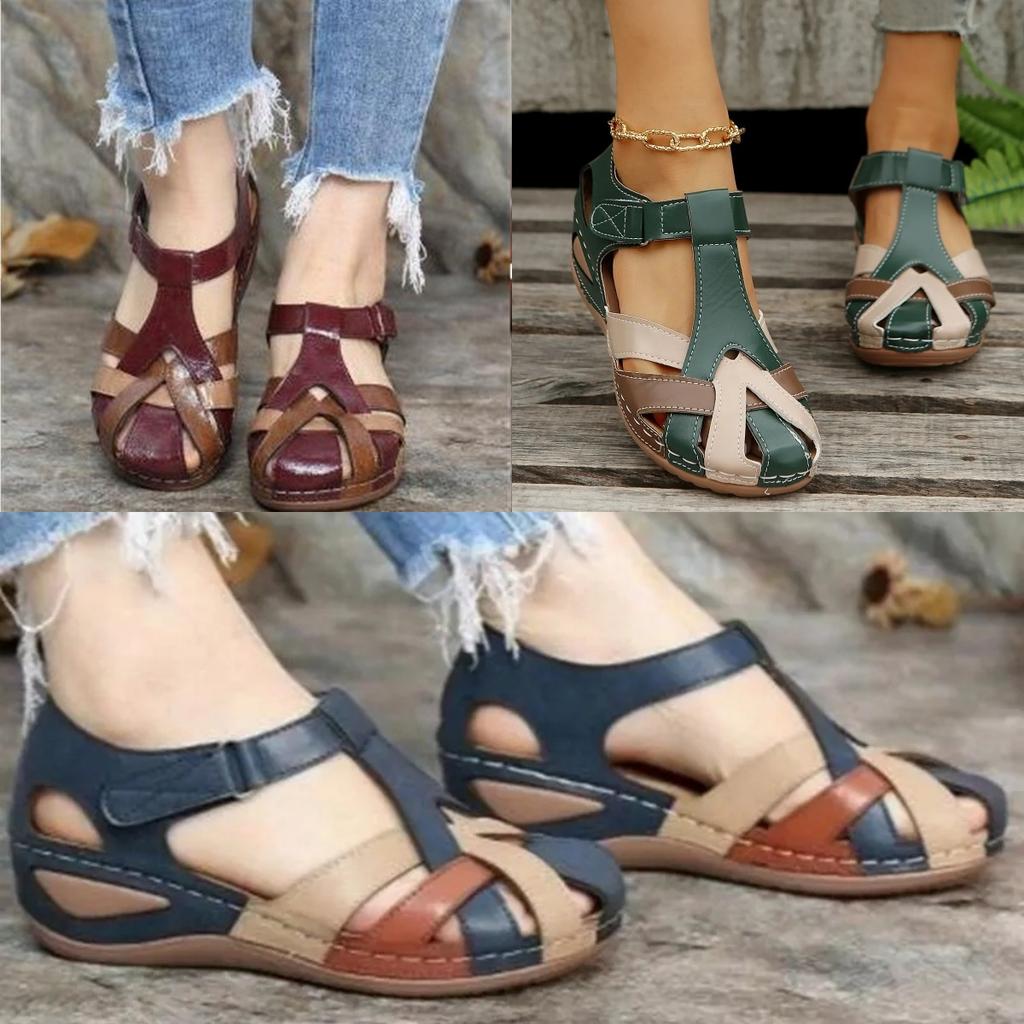 Ladies Sandals Summer Season Open Toe Ladies's Shoes Flat Sandals For Ladies Non-Slip Comfortable Lightweight Walking Sandals