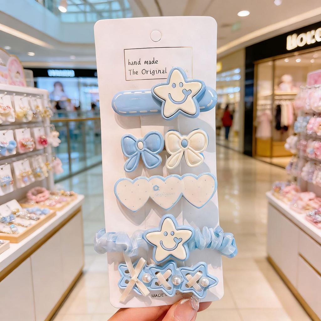 Children'S Hairpin Bag Cloth, Duck Bill Clip Cloth, Bow Root, Princess Hairpin, Cute Little Flower Girl Hair Accessories