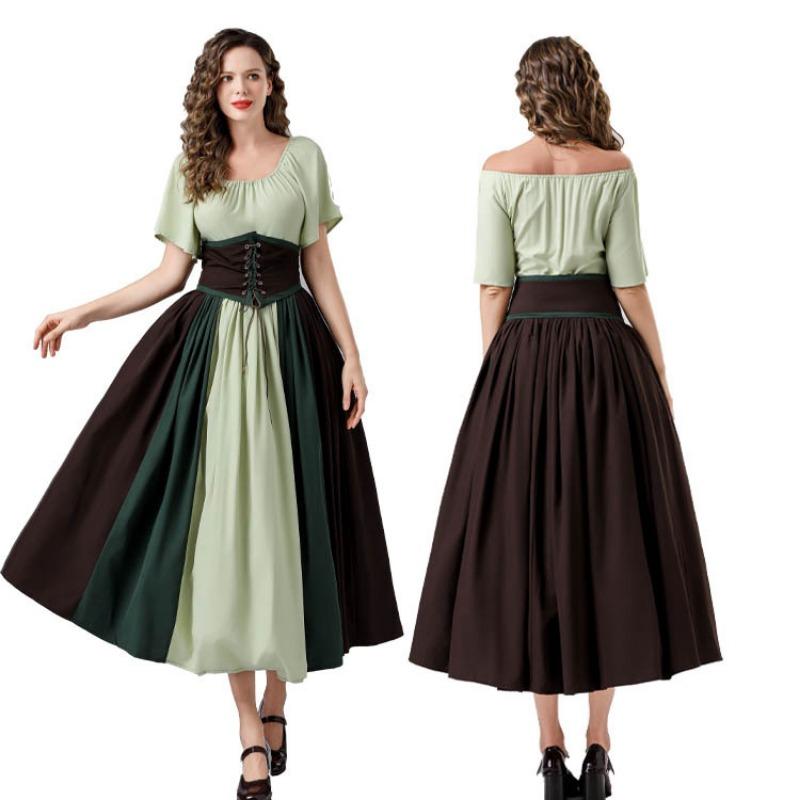 Halloween new medieval ladies retro gorgeous aristocratic dress masquerade costume