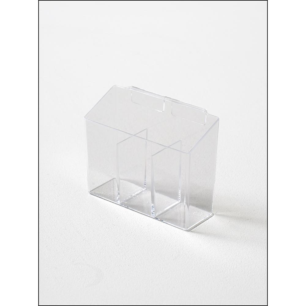 Daiso 3 Compartment Cosmetic Stand Pocket Made In Japan