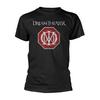 T-shirt Nera con Logo Rosso dei Dream Theater
