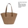 Women Straw Tote Bag Large Capacity Beach Bag Portable Basket Handbag Shoulder