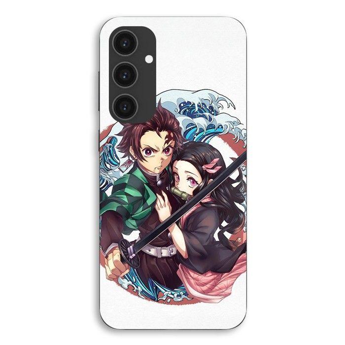 Coque Pour Samsung Galaxy S23 FE Demon Slayer Tanjiro Nezuko brother manga anime Maniacase