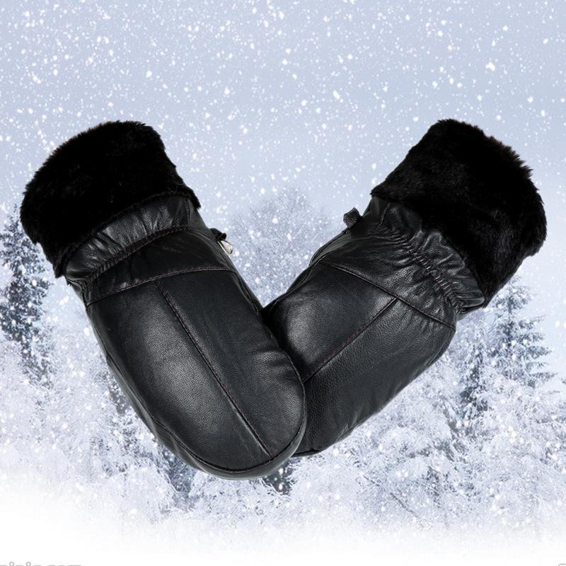 

«Мужские и женские зимние перчатки из толстой овчины для велоспорта — натуральная кожа, не замерзают, идеально подходят для людей среднего и пожилого возраста» null