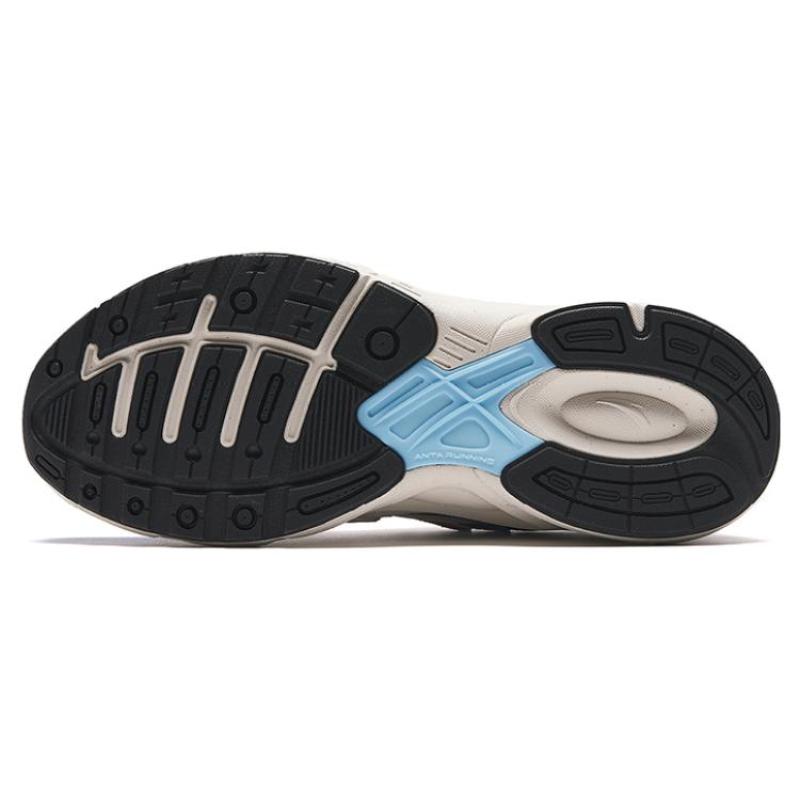 Anta Sea Explorer Cushioning Anti-Slip And Wear-Resistant Low-Top Running Shoes Women's Gray Blue Sneakers 922335595-1
