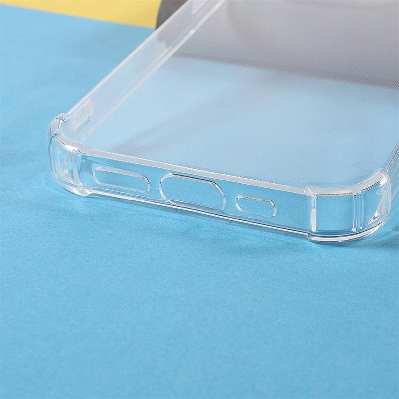 Für iPhone 16 Pro Max TPU Hülle Transparent Sturzsicher Schützende Handyhülle