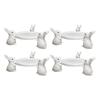 Cute Bunnies Design Decorative Tray 3D Printed Easter Rabbit Plate Cake Stand For Jewelry And Key Desk Organizers Decors