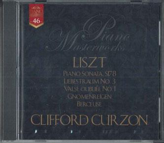 

CD SIR CLIFFORD CURZON - Liszt: Piano Sonata,liebestraum No. DCU2546 DECCA Japan Classical Used