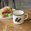 Herbst, Maillard-Kaffee Dackel Hund Einfaches Englisches Alphabet Brot Kopf Kaffeetasse Wasserbecher Paar