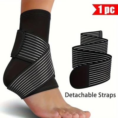 Dzianinowy Sportowy Stabilizator Kostki Uciskowy Przeciw Skręceniom Koszykarski Stabilizator Kostki Pasek Fitness Antypoślizgowe Wsparcie Stabilizator Kostki