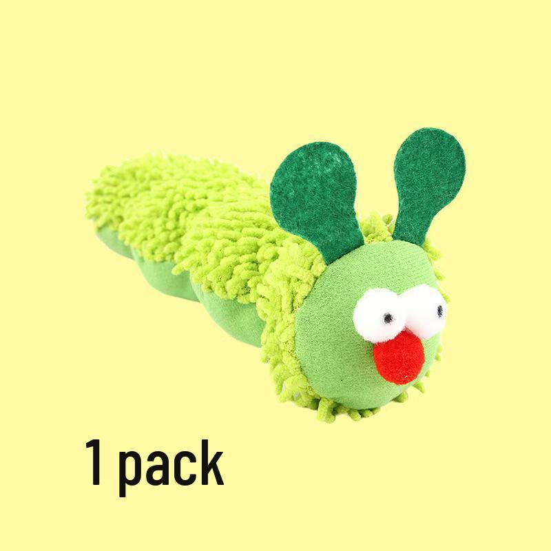 Catnip Gallberry Plush Caterpillar & Mantis Toy for Kitten Play & Boredom Relief