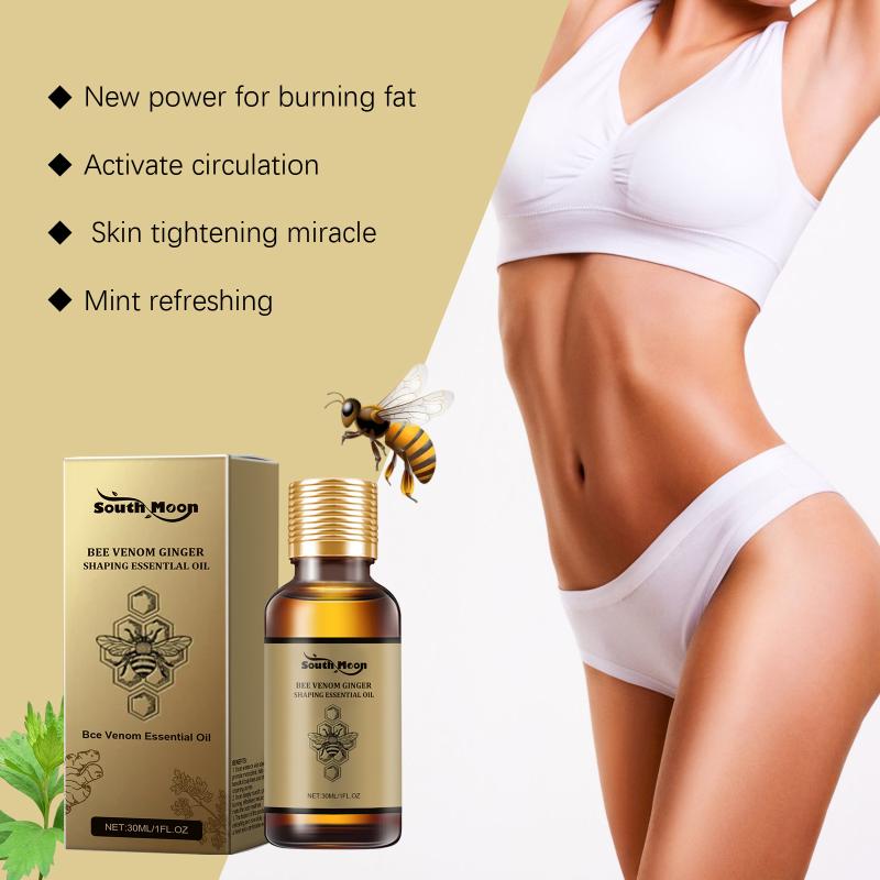 Bee Venom Body Shaping Oil Slimming Firming Moisturizing And Shaping Body Curves Promotes Drainage And Reduces Edema