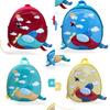 Cartoon Kids Backpack For Preschool With Breathable Oxford Fabric And Color Block Design For Boys And Girls
