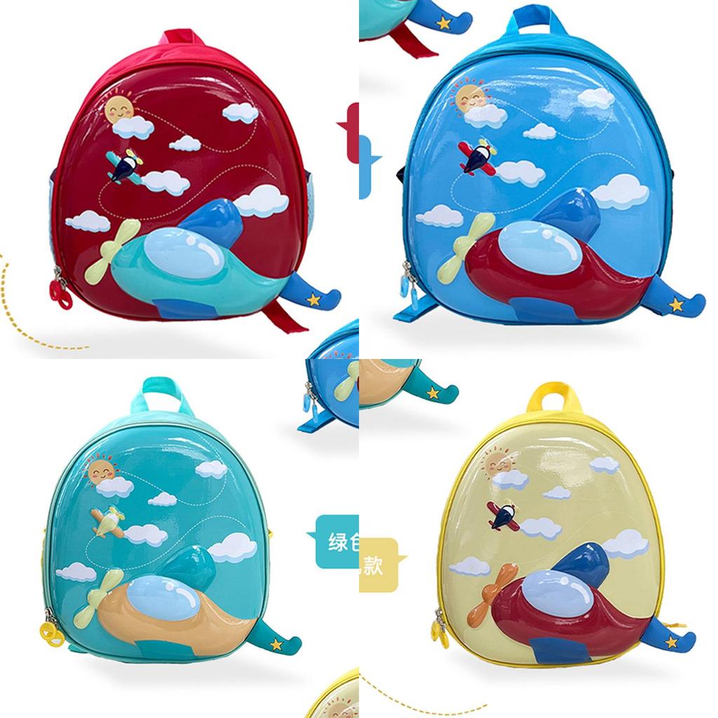 Cartoon Kids Backpack For Preschool With Breathable Oxford Fabric And Color Block Design For Boys And Girls