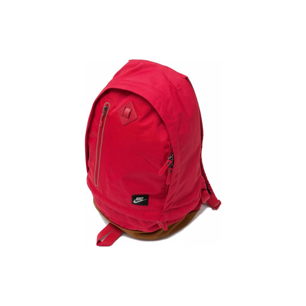 Nike Retro Sports Casual Simple Polyester Laptop Backpack Unisex Backpack Red BZ9729-625
