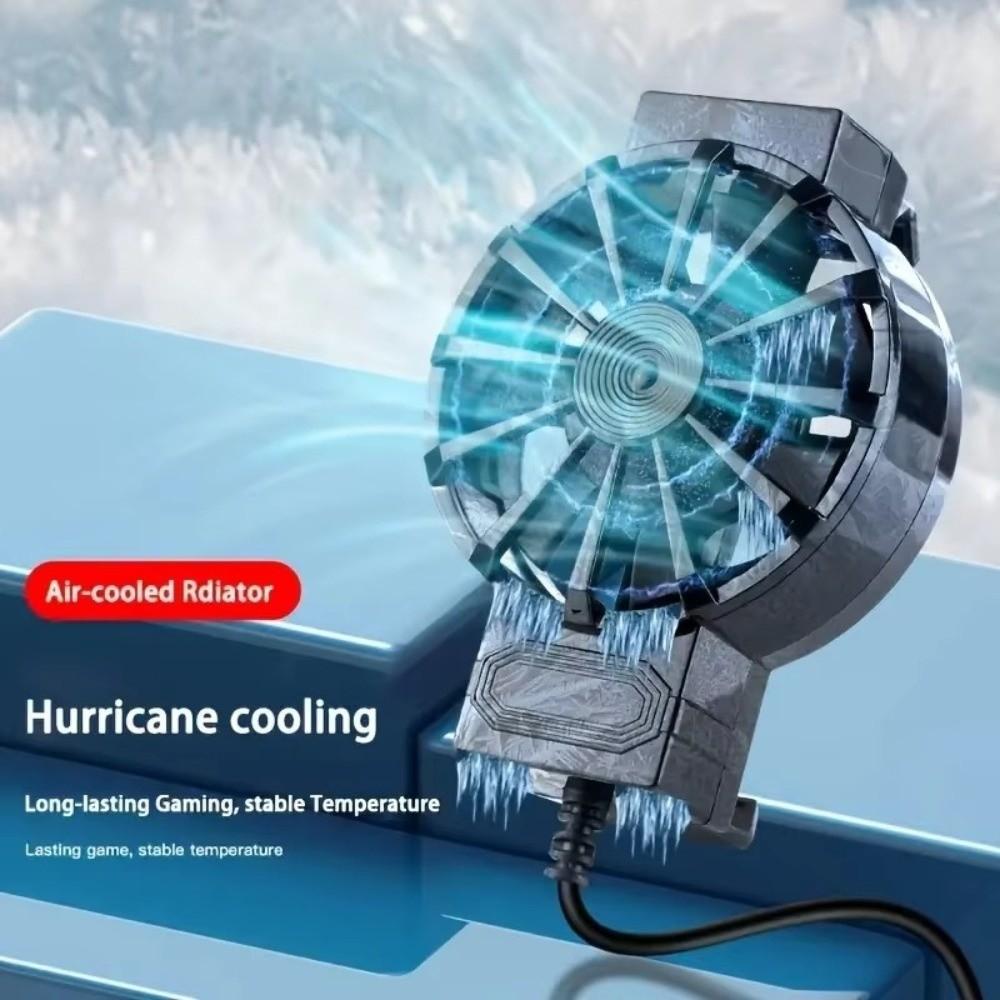 Mute Portable Phone Cooler Air-Cooled Mini Cooling Fan Phone Cooling Fan  for Gaming Enthusiasts