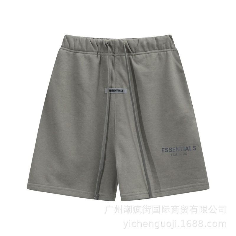 FOG ESSENTIALS Reflective Embroidered Shorts Casual Pants Men Women