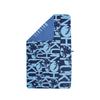 Microfiber Sports Towel Blue Quick Dry 100cm x 50cm