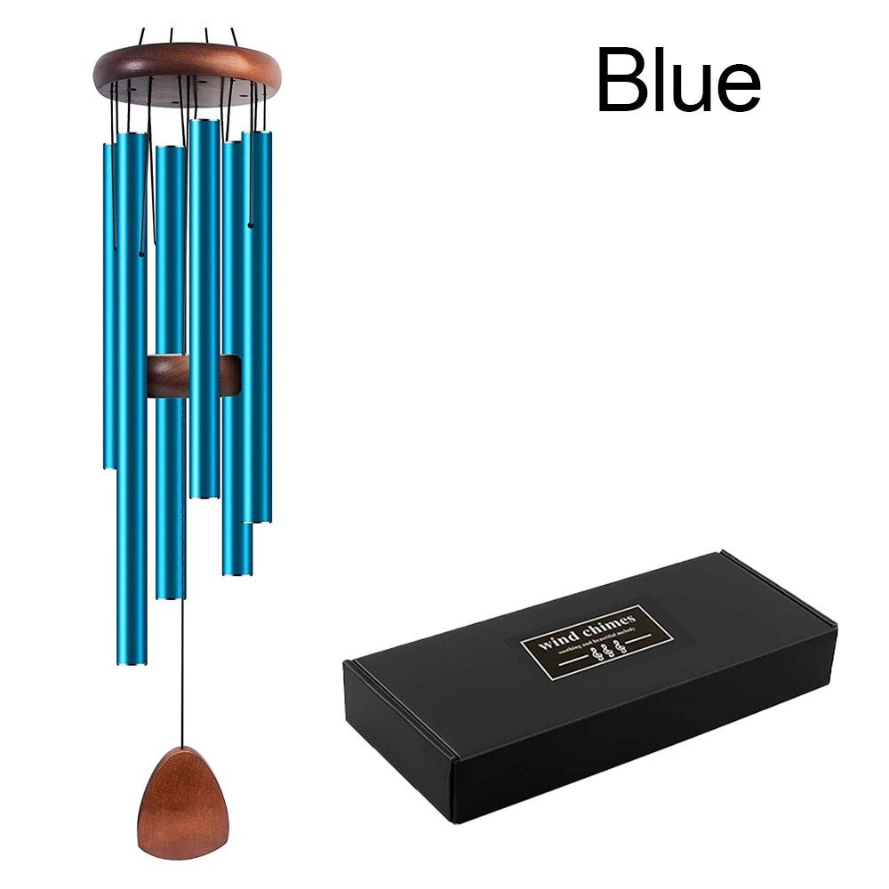 

Commemorative Pendant Wind Chimes 37 Inch Music Wind Chime Outdoor Large Wind Chimes синий