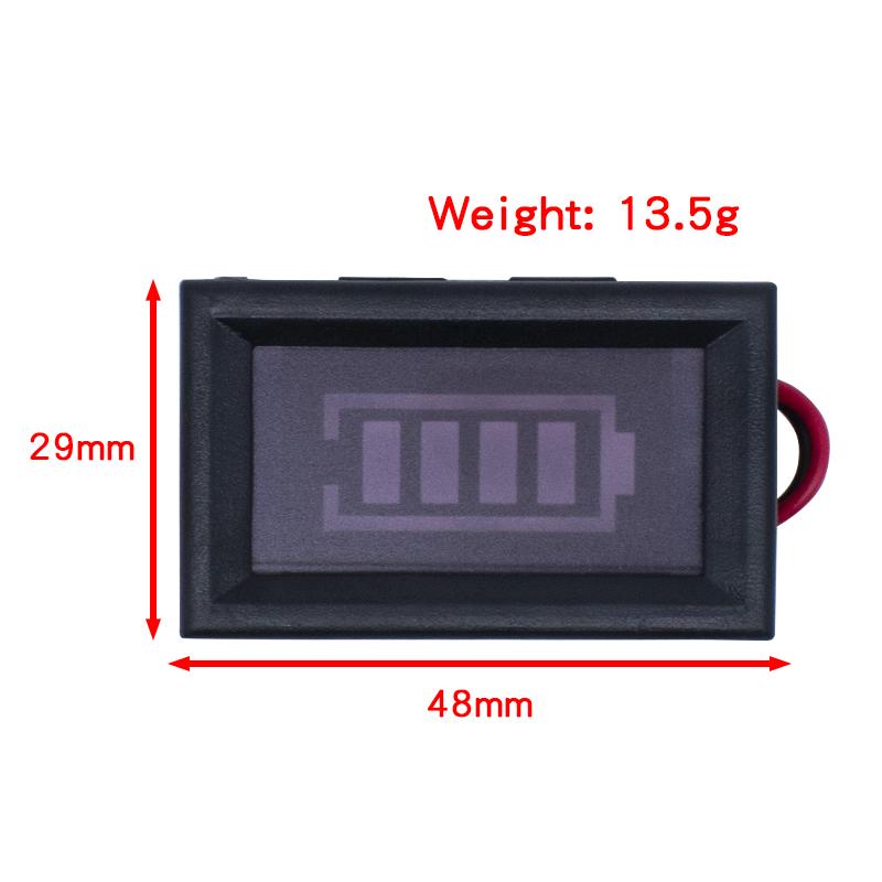 1S 2S 3S 4.2V 8.4V 12.6V 18650 Lithium Battery indicator board 4-60V Lead-acid 12V Automotive Battery Type Display Percentage
