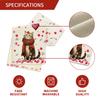 Amazon Valentine'S Day Table Flag Cartoon Cat Red Love Printed Tablecloth Restaurant Atmosphere Decoration