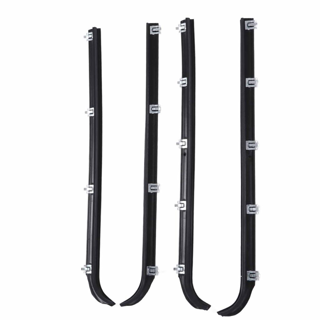 4 Stück Fenstermeßleisten Dichtungen AM‑41543318 Dichtungssatz Ersatz für Ford F150 LKW 1987‑96