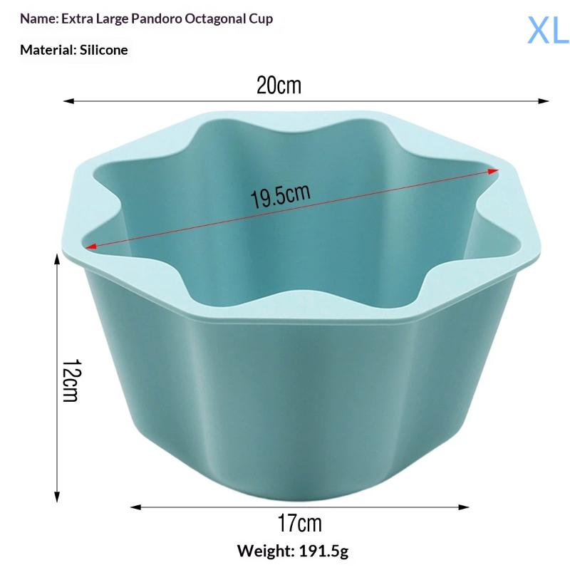 Stampo Ottagonale in Silicone per Alimenti Antiaderente Strumenti da Forno per Mousse, Budino, Pasticceria e Preparazione di Dolci