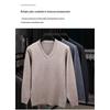Luomeng Men's Thick V-Neck Knit Sweater LZ6524
