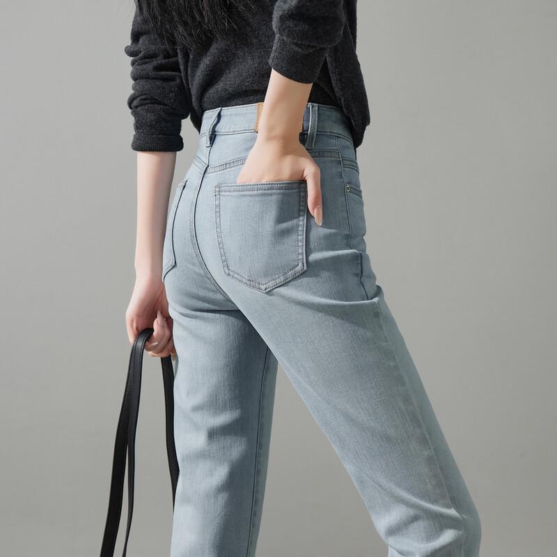 SOFSIL Women's Retro High-Waist Skinny Jeans